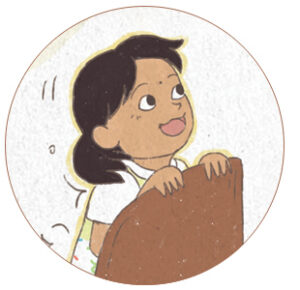 The character Maya from the illustrated children's book The Tale of Yaya